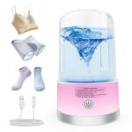 Compact Portable Mini Washing Machine in Pink