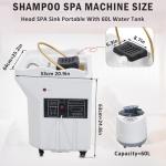 Portable Japanese Hair Washing Basin with Water Circulation