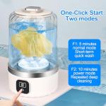 Portable Mini Washing Machine with USB for Travel