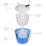 Navaris Mini Washing Machine and Spin Dryer