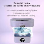 Nektle Mini Portable Folding Washing Machine 12L