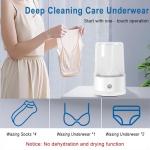 Portable Mini Washing Machine for Underwear and Socks