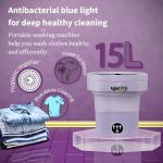 Nektle Mini Portable Folding Washing Machine 12L