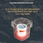 Nektle Mini Portable Folding Washing Machine 12L