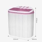 Portable Twin Tub Washer Dryer Combo 5 KG