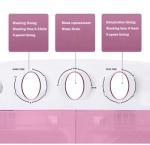 Portable Twin Tub Washer Dryer Combo 5 KG