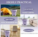Compact 8L Foldable Portable Washing Machine
