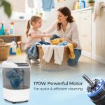 COSTWAY Compact 2-in-1 Portable Washing Machine