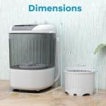 TANGZON Compact 2-in-1 Portable Washing Machine