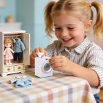 Miniature Rechargeable Washing Machine Toy for Dolls