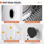 4KG Compact Vented Tumble Dryer with 5 Modes