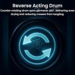 Teknix 8kg Freestanding Condenser Tumble Dryer