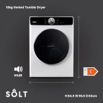 Solt 10kg Vented Tumble Dryer, White