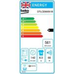 Beko 8kg Black Condenser Freestanding Tumble Dryer