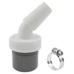 Washing Machine Drain Adapter with Hose Clamp