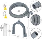 ilauke 1.5m Universal Washing Machine Drain Hose