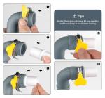 ilauke 1.5m Universal Washing Machine Drain Hose