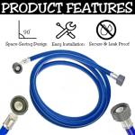 Universal 2.5m Cold Water Inlet Hose