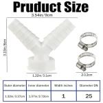 Y-Shaped Washing Machine and Dishwasher Hose Connector