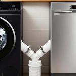 Y-Shaped Washing Machine and Dishwasher Hose Connector