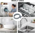 ilauke 1.5m Universal Washing Machine Drain Hose