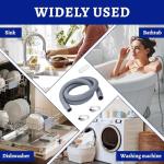 Universal 1M Drain Hose for Washers and Dishwashers
