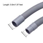 Washing Machine Drain Hose Extension Kit 1.97ft