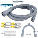 1M Drain Hose Extension for Washing Machines