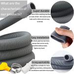 YOUYIKE Washing Machine Drain Hose with Clamps