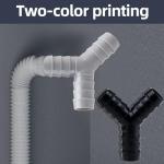 Y Splitter for Washing Machine and Dishwasher Connection