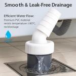 Washing Machine Waste Splitter with Hose Clamp