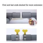 Universal 1m Drain Hose Extension Pipe Kit