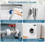 Cold Water Inlet Hose & Drain Pipe Extension Kit