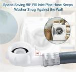 Cold Water Inlet Hose & Drain Pipe Extension Kit