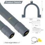 2M Universal Drain Hose Extension Kit