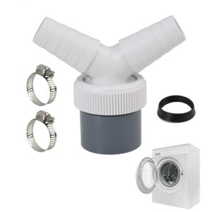 Universal Washing Machine Drain Y-Connector Adapter