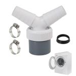 Universal Washing Machine Drain Y-Connector Adapter