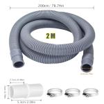 Universal Drain Hose Extension Kit for Washers & Dishwashers
