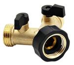 Brass Two Way Washing Machine Hose Connector