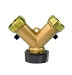Brass Two Way Washing Machine Hose Connector
