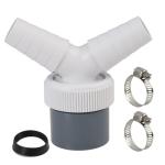Universal Washing Machine Drain Y-Connector Adapter