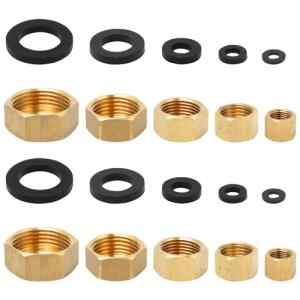 10 Pcs Brass Blanking Caps for Washing Machines