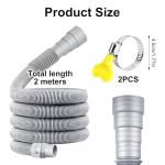 Universal Washing Machine Drain Hose Extension Kit