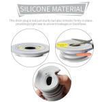 2PCS Silicone Washing Machine Waste Pipe Connectors