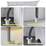 2PCS Silicone Washing Machine Waste Pipe Connectors