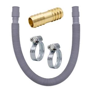 Drain Hose Extension Kit with Brass Connector 60-200 cm