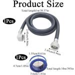 1m Washing Machine & Dishwasher Inlet Hose