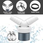 Washing Machine Drain Adapter Y-Piece Splitter 0.7-0.95in