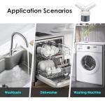 Washing Machine Drain Adapter Y-Piece Splitter 0.7-0.95in