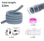 ilauke 2.5m Universal Drain Hose for Appliances